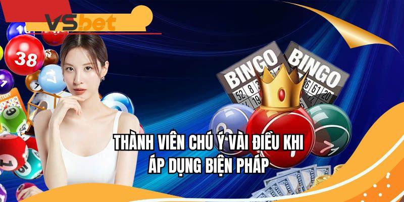 Thành viên chú ý vài điều khi áp dụng biện pháp
